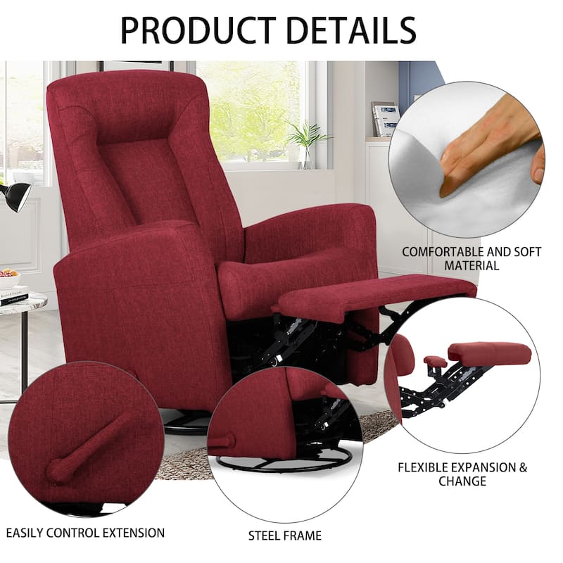 Glider Recliner Rocker Recliner Swivel Recliner Chair Accent Chair