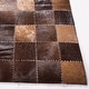 preview thumbnail 5 of 10, SAFAVIEH Handmade Studio Leather Sharilyn Natural Hide Leather Rug