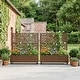 preview thumbnail 71 of 103, 72 in Metal Movable Planter Box with Trellis Privacy Screen Lockable Wheels