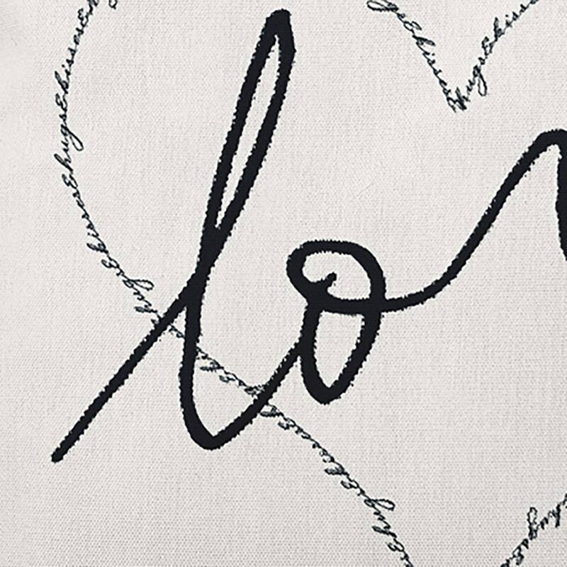 Love with Hugs and Kisses Valentine's Day Decorative Indoor Pillow