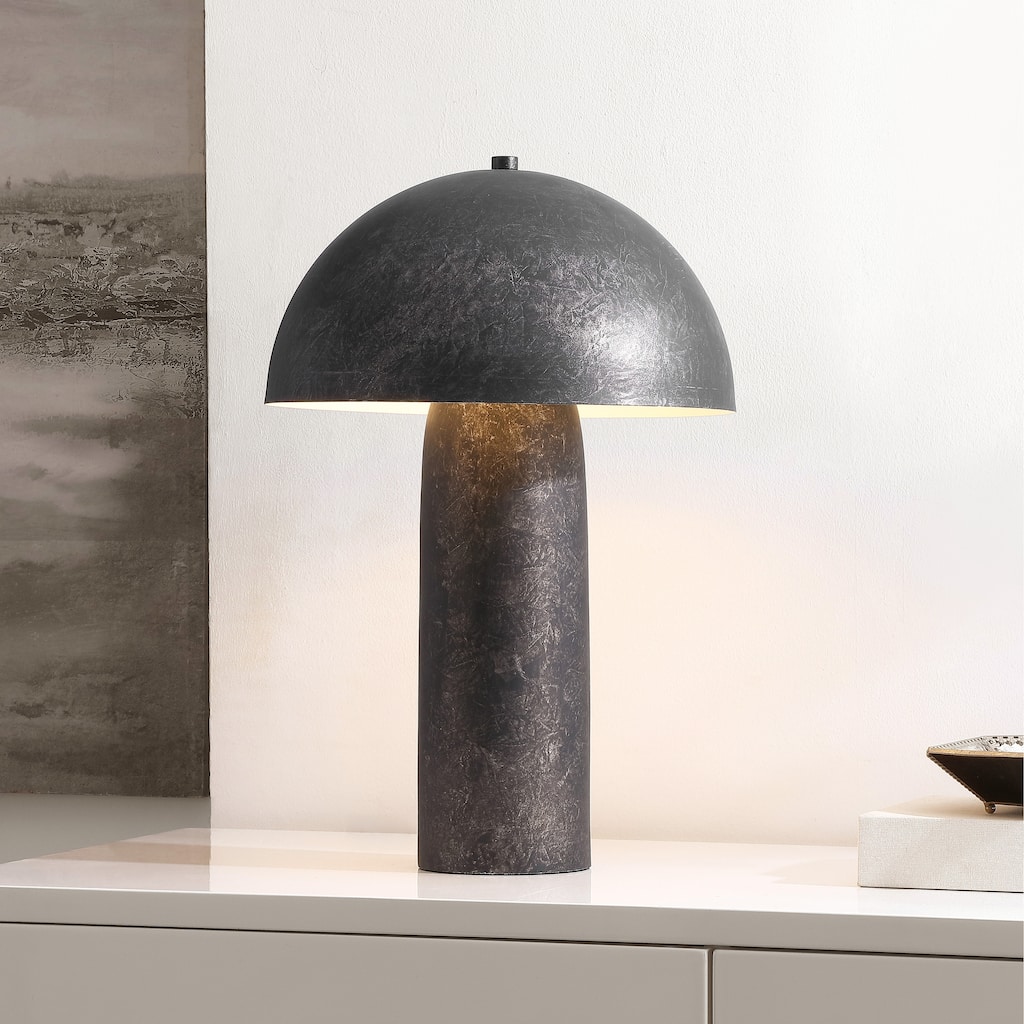 SAFAVIEH Lighting Kenny Table Lamp 21-Inch Mushroom Design - 14"W x 14"D x 21"H