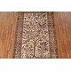 Handmade Kashan Persian Antique Area Rug Oriental Silk Carpet - 4'7