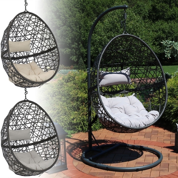 Resin outlet egg chair