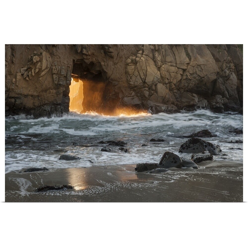 Shop Pfeiffer Beach In Big Sur California Poster Print Overstock 21005457