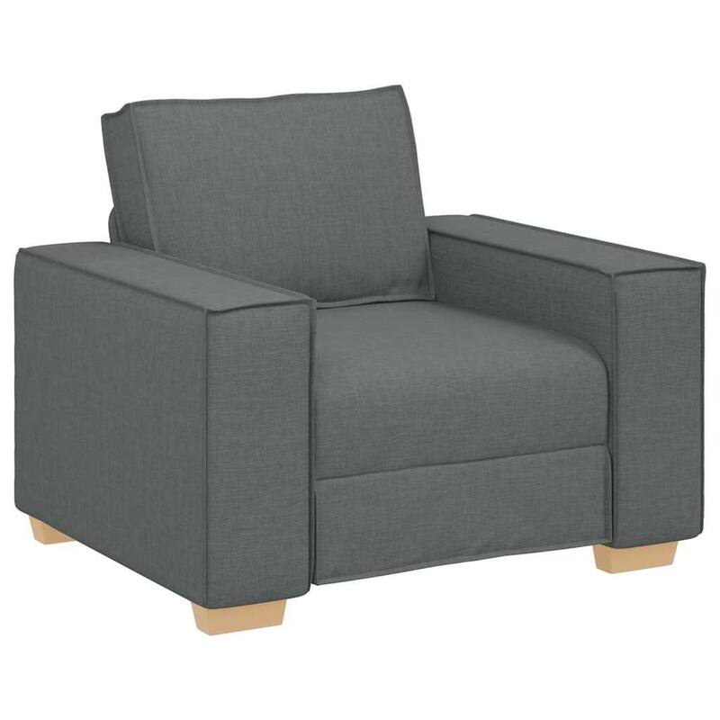 vidaXL Sofa Chair Dark Grey 23.6 " Fabric
