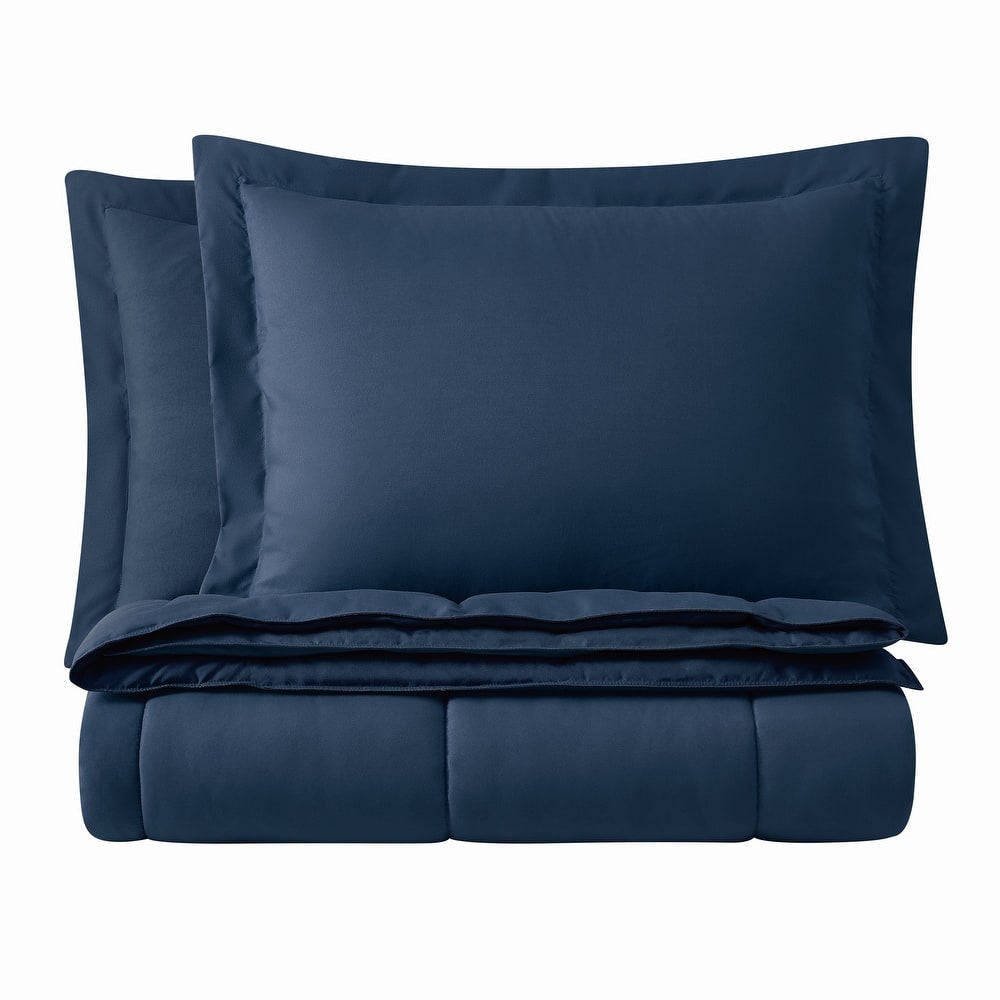 Truly Soft Everyday Reversible Down Alternative 3-Piece Comforter Set