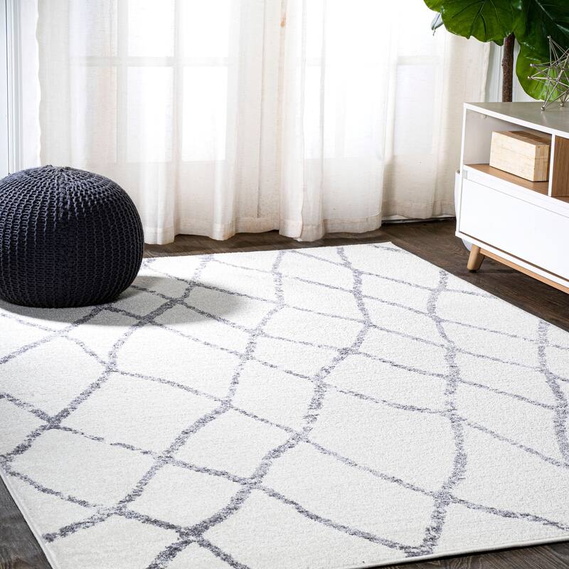 JONATHAN Y Izil Moroccan Diamond Trellis Area Rug