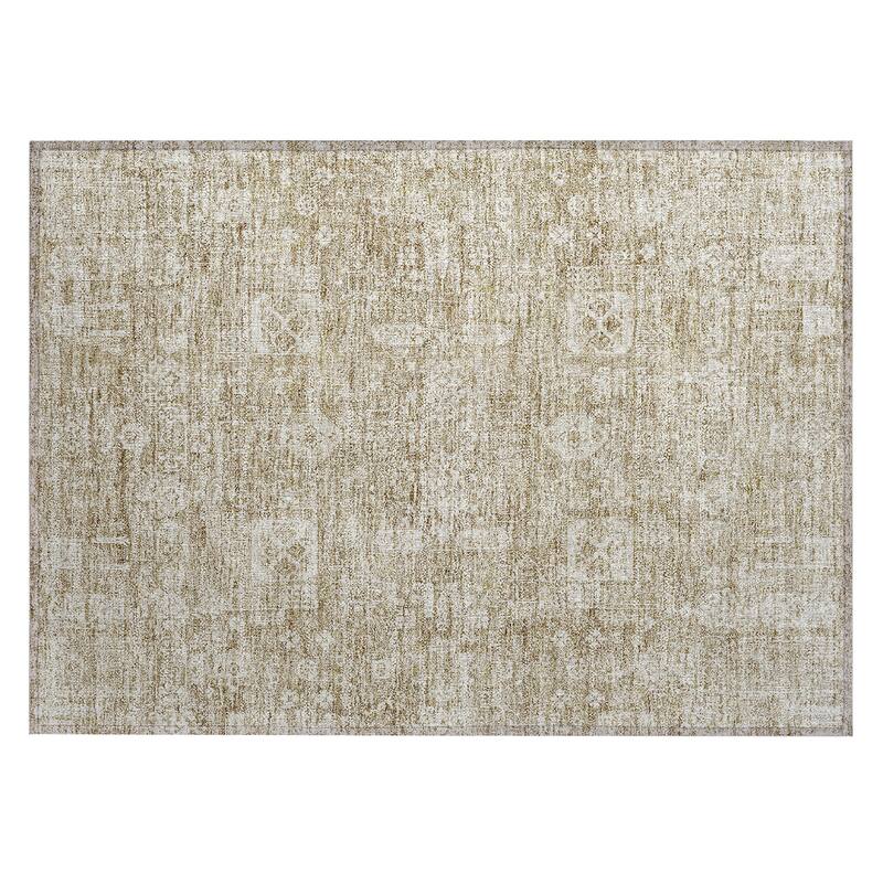 Machine Washable Indoor/ Outdoor Chantille Vintage Traditional Rug