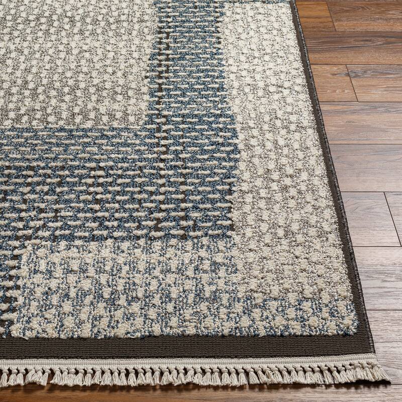 Livabliss Berlin Modern Colorblock Area Rug