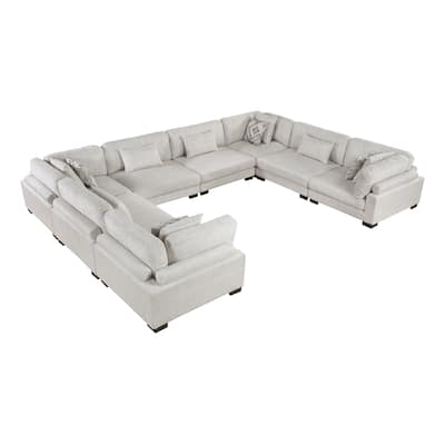 Abbeville Microfiber 8-Piece Modular Sectional