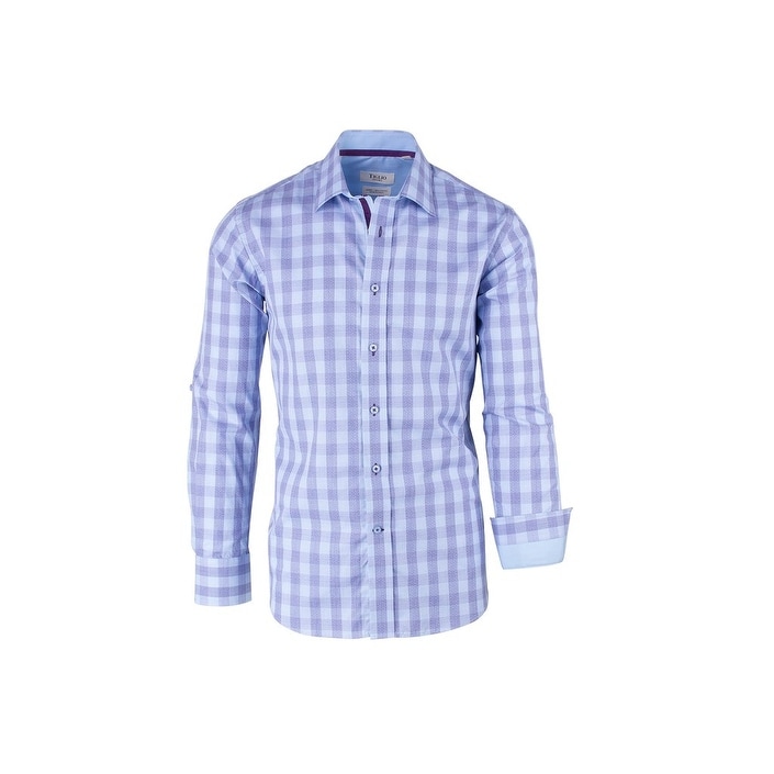 Tiglio Sport Shirt Modern Fit Black White Pattern