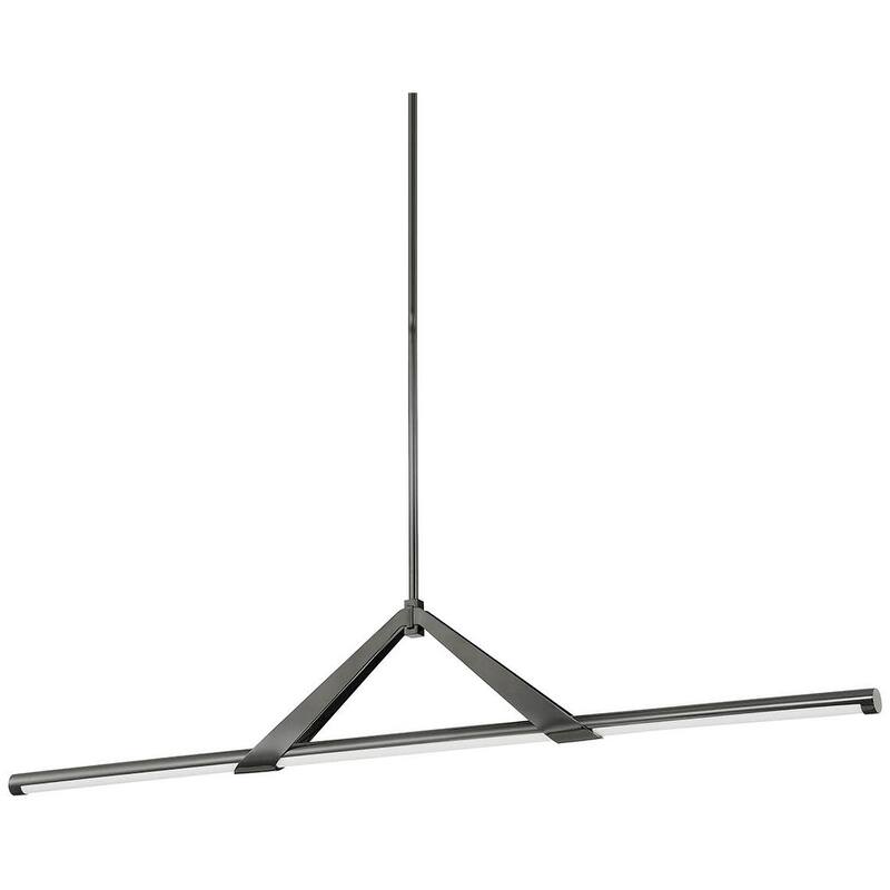 Hudson Valley Lighting 3060 Jonas 6" Wide LED Linear Pendant - Black Nickel