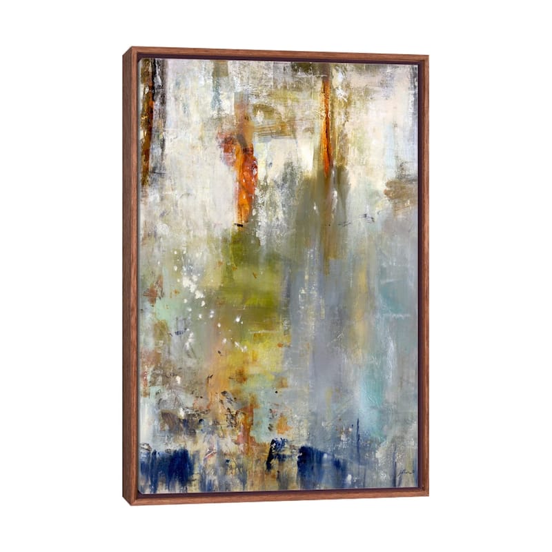 Large Wall Art, Framed Art, Abstract, by Julian Spencer - Walnut