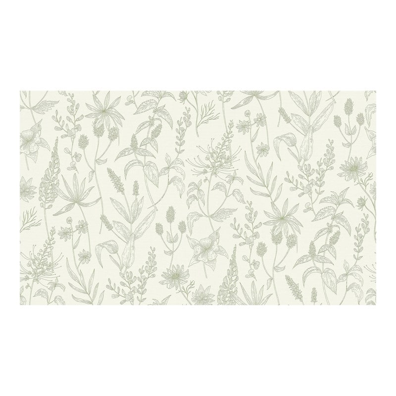 Advantage Nami Olive Floral Wallpaper - 21 x 396 x 0.025