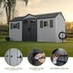 preview thumbnail 4 of 10, Lifetime Dual Entry 15 Ft x 8 Ft Shed
