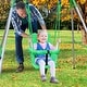 preview thumbnail 3 of 13, Playground Indoor/Outdoor Playset Full Bucket Baby Toddler Swing Sets
