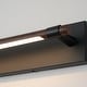 preview thumbnail 5 of 3, 23.6" W Modern Rotatable Linear LED Dimmable Wall Sconce in Matte Black and Wood Grain Finish for Hallway or Bathroom