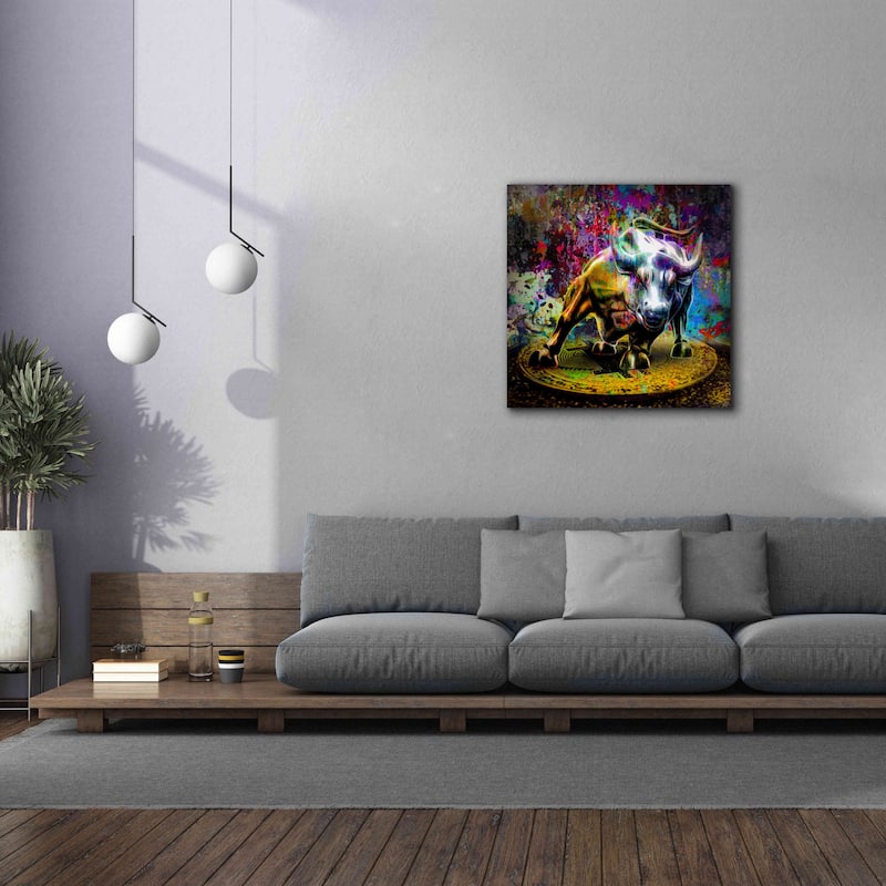 Epic Graffiti 'Bitcoin Bull Market,' Canvas Wall Art