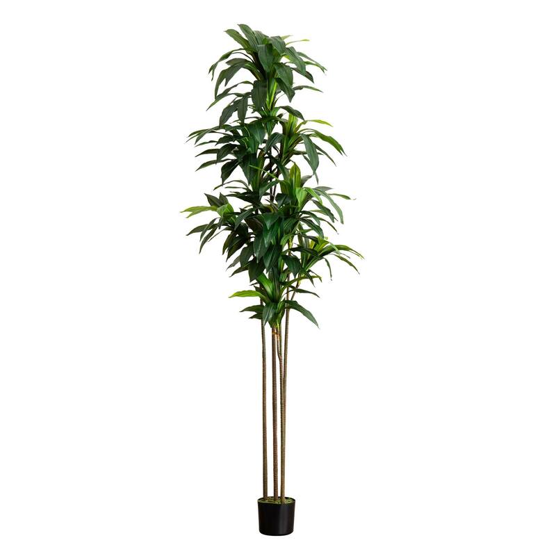 Potted Dracaena Artificial Tree - 9' - Green