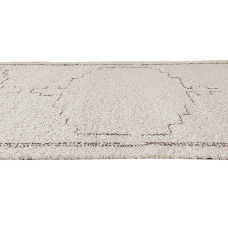 Terra by Obeetee Farah Bicone White Rug