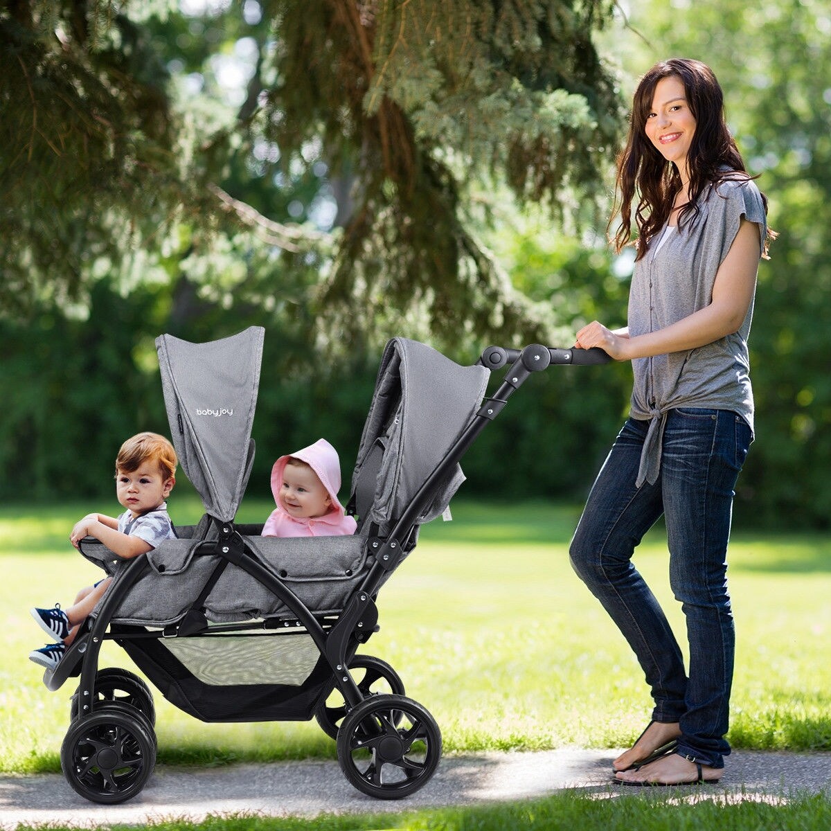 double buggy front and back