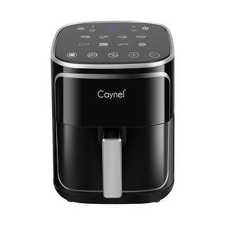 Caynel 5 Quart Digital LED Touch Screen Air Fryer, 1400w Countertop Oven, Black