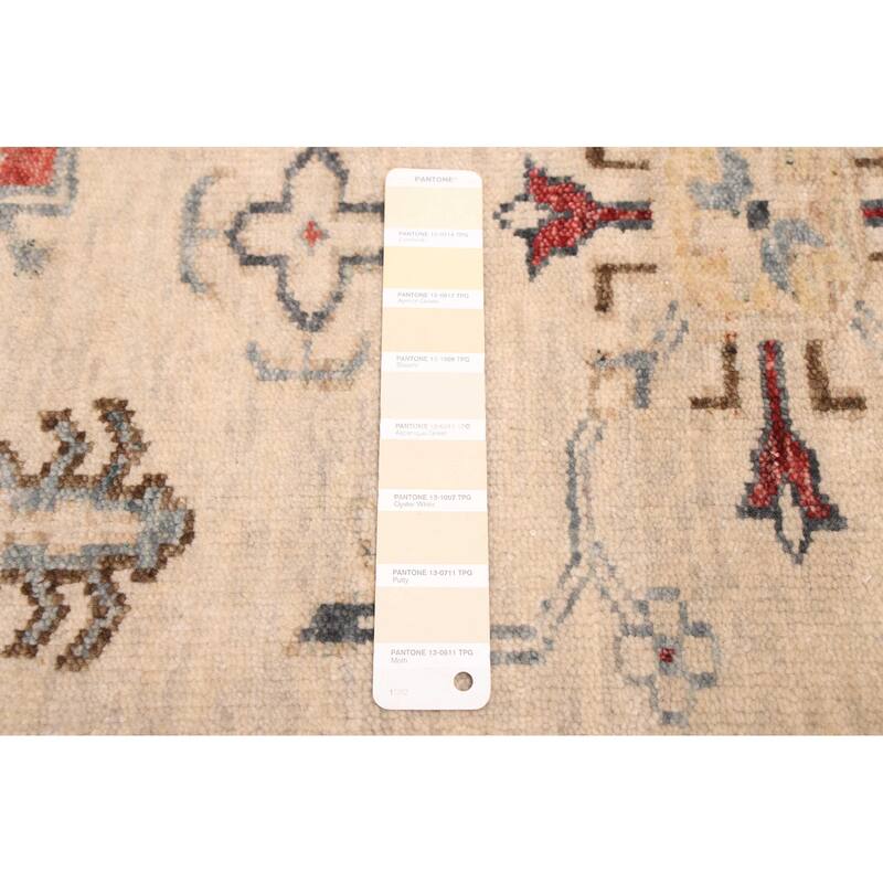ECARPETGALLERY Hand-knotted Heritage Light Khaki Wool Rug - 8'2 x 10'0