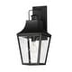 preview thumbnail 1 of 2, Maxim 30363 Storybook 22" Tall Outdoor Wall Sconce Black
