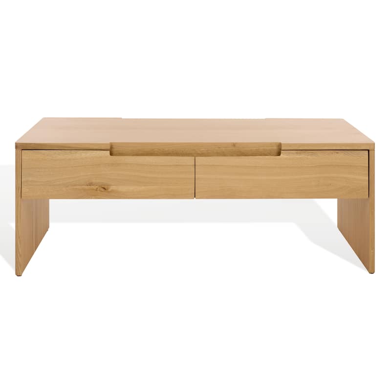 SAFAVIEH Couture Riverside Oak Wood Coffee Table - 42"W x 24"D x 16"H - Natural Oak
