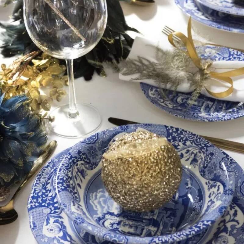 Spode Blue Italian Ascot Cereal Bowl - 8 inch