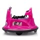 preview thumbnail 17 of 34, 12V Snail-Shaped Kids Electric Bumper Car with Remote Control, Ride On Car with LED Lights, Music, 360 Degree Rotate