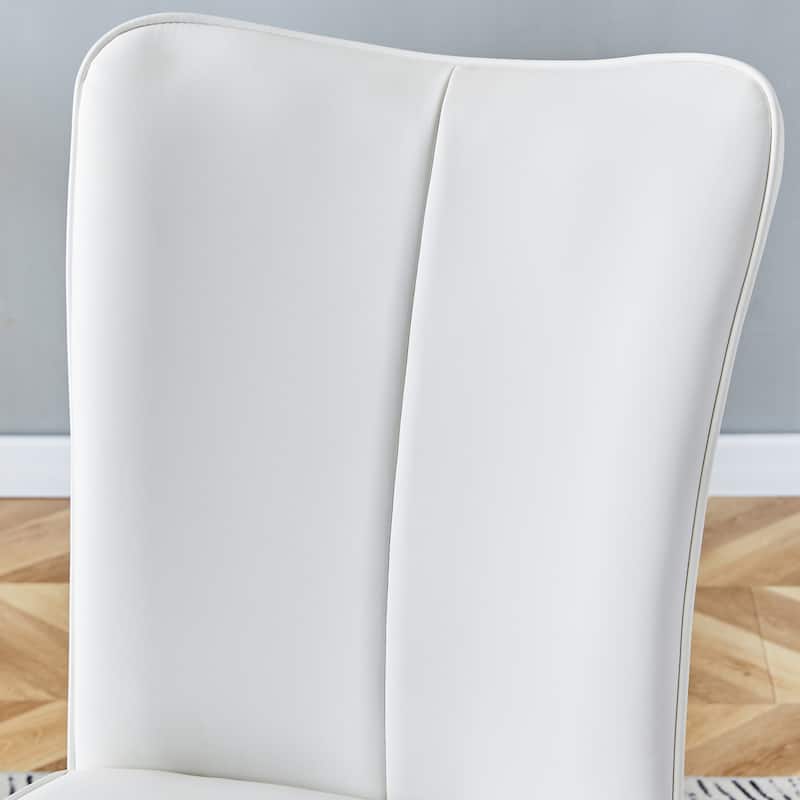 Modern Dining Chairs Set of 4 PU Leather Kitchen Upholstered Chairs