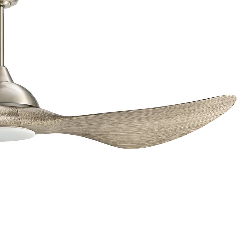 CO-Z 52" Outdoor Wet-Rated Waterproof LED Ceiling Fan with Dimmable Light and Remote Control