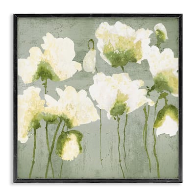 Stupell Modern White Flower Blooms Framed Giclee Art Design By Vanessa Austin