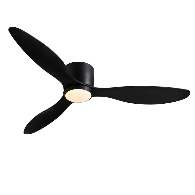 52 in. Sleek Ceiling Fan with Lights - Quiet Reversible DC Motor, Smart Control