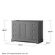 preview thumbnail 6 of 17, Wyndham Collection Avery 48" Single Free Standing Vanity Cabinet Only