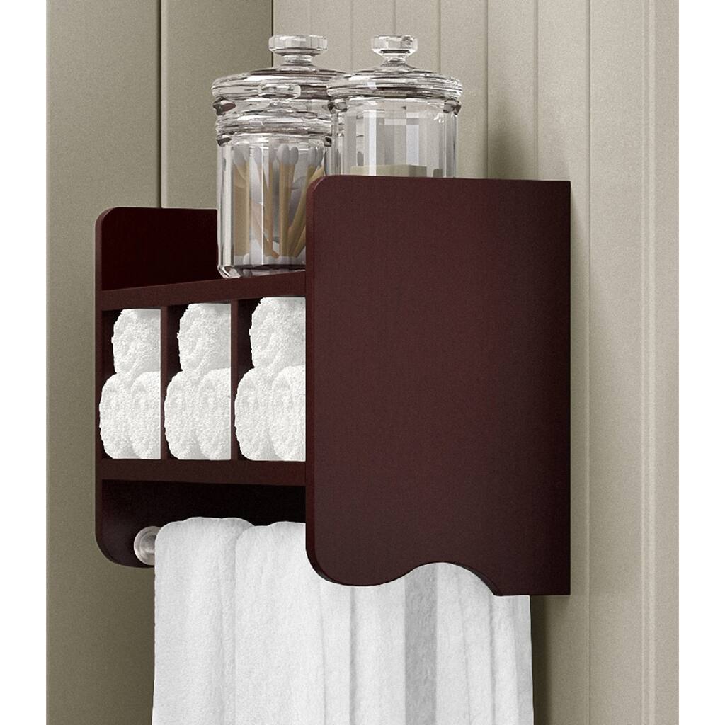 Alaterre 25-inch Wood Bath Storage Shelf