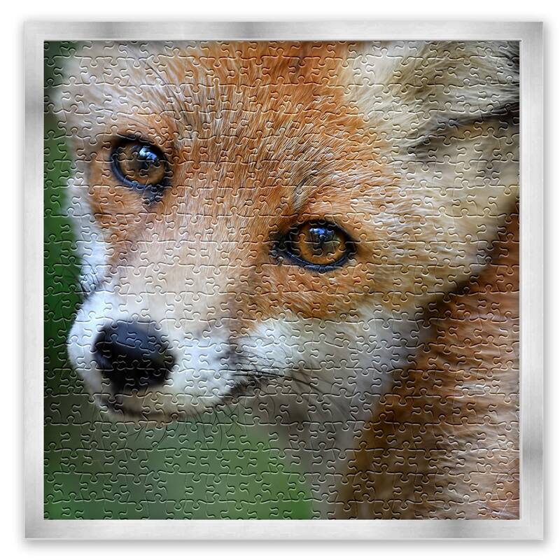 20x20 Jigsaw Puzzle Frame Kit - Kit Includes Puzzle Glue Sheets, Silver Wood Puzzle Frame