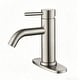 preview thumbnail 1 of 12, Single-Hole Single-Handle Bathroom Sink Faucet Silver