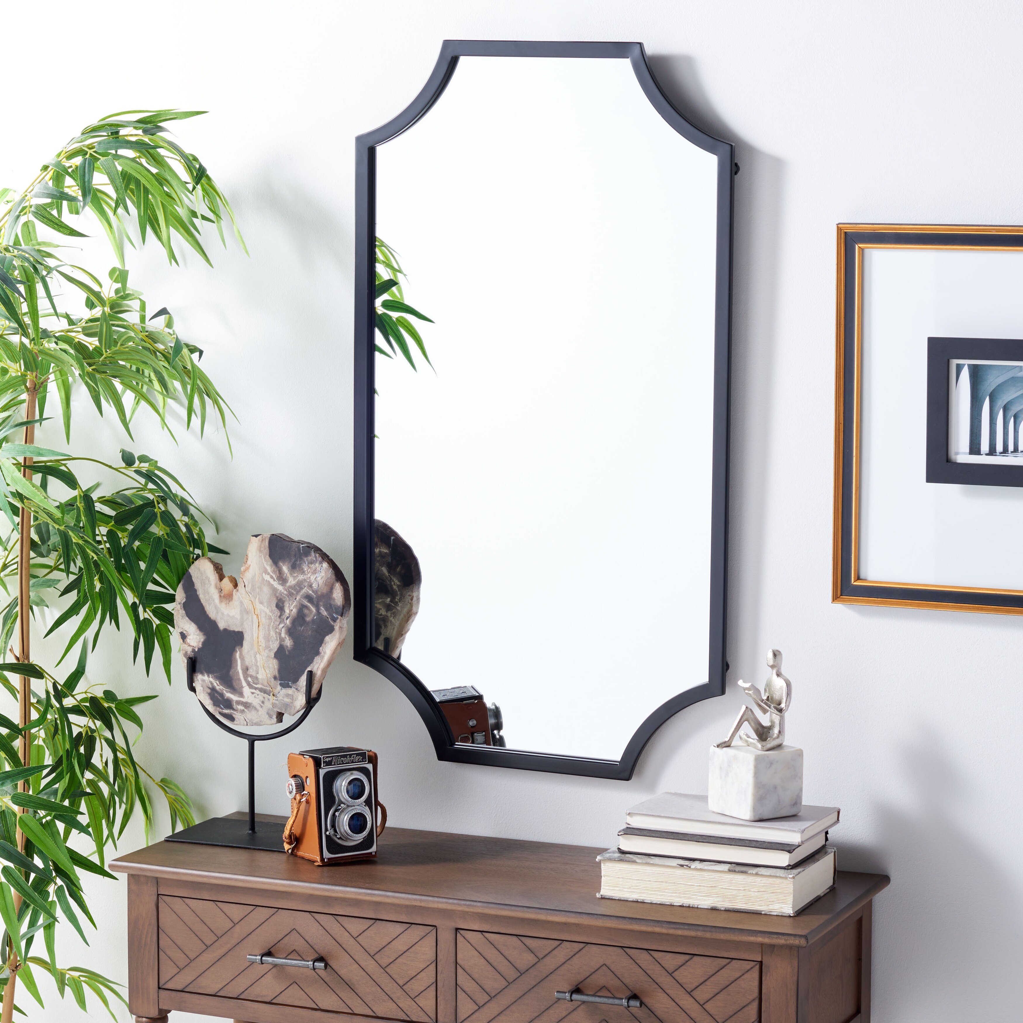 SAFAVIEH Shanelle 20 x 36-inch Rectangular Mirror - 19.8" W x 0.8" D x 36" H