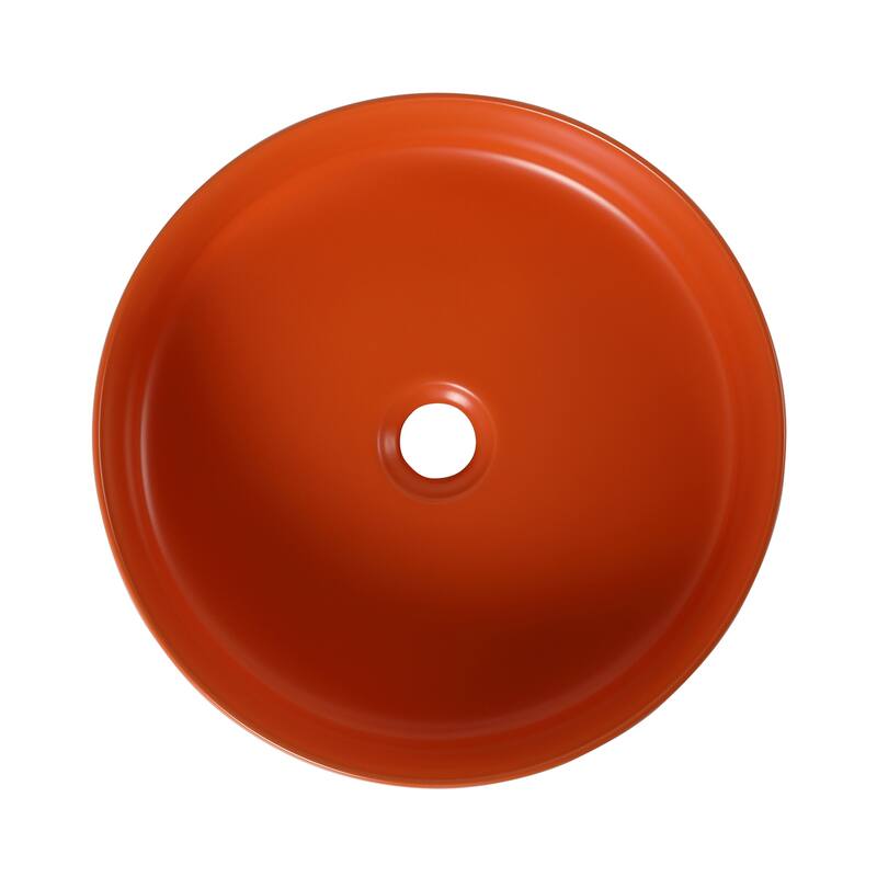 Topcraft Ceramic Countertop Art Basin Bathroom Sinks - 15.7"