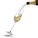 preview thumbnail 7 of 7, Layla European Crystal Champagne Glass 6.7 oz, Set of 4 Flute Glasses