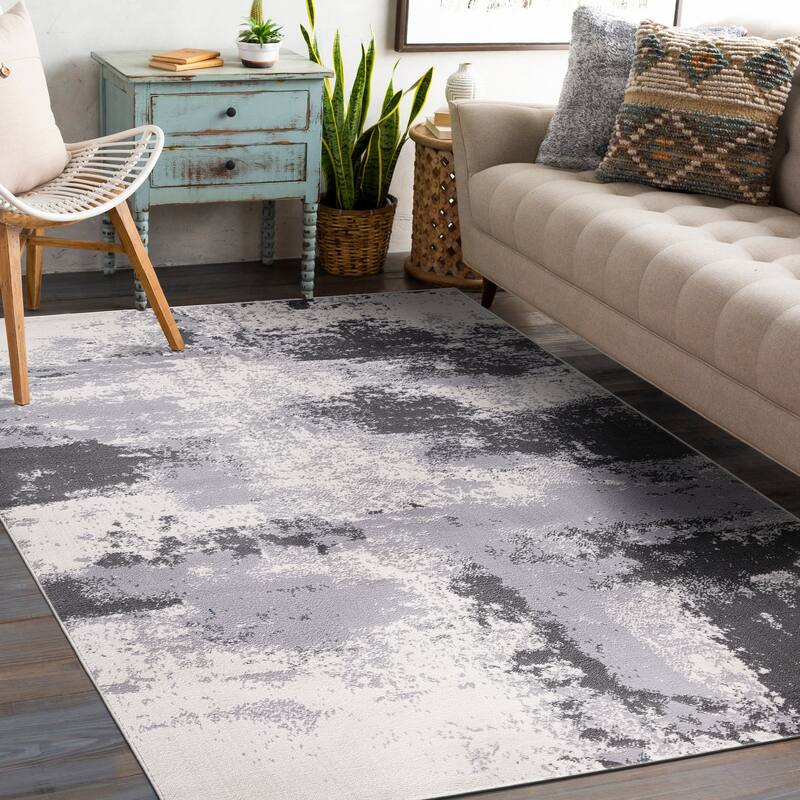 World Rug Gallery Contemporary Abstract Area Rug
