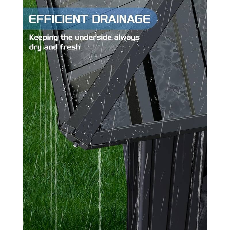 12'x12' Hardtop Gazebo for Patio, Deck, Backyard, Lawn, and Garden - 12X12 Ft