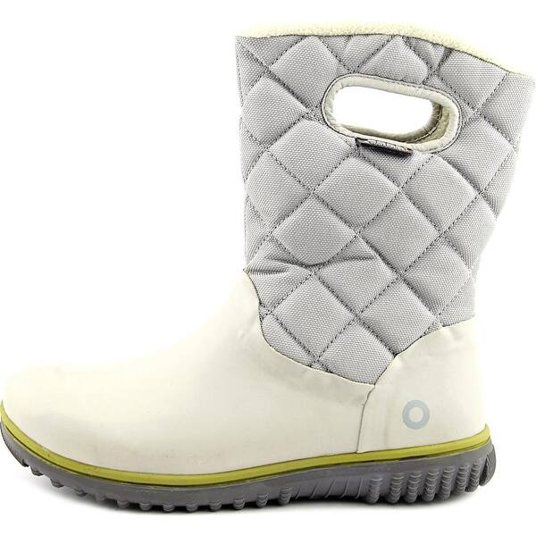 Shop Bogs Juno Mid Women Round Toe Synthetic Gray Winter Boot