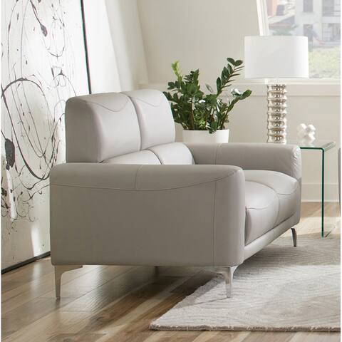 Lanie Taupe Track Arm Upholstered Loveseat