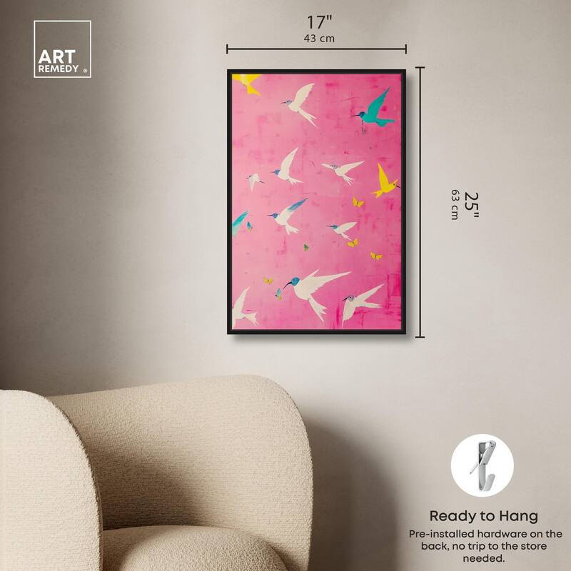 Soaring Sorbet Canvas by Art Remedy