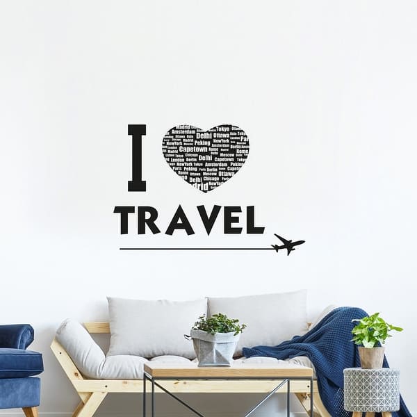 Shop Brewster Cr 82014 Home Decor Line Travel Wall Decorating Kit 2 Black Overstock 28385952