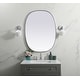 preview thumbnail 11 of 9, Elegant Lighting MR2B3040 Brynn 30" W x 40" H Modern Oval Bathroom