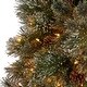 preview thumbnail 6 of 13, 9-ft Faux Cashmere Pine, Spruce Pre-Lit/Unlit Artificial Christmas Tree with Snowy Branches Pinecones by Christopher Knight Home